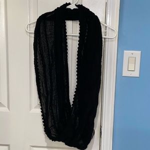 Black Infinity Scarf